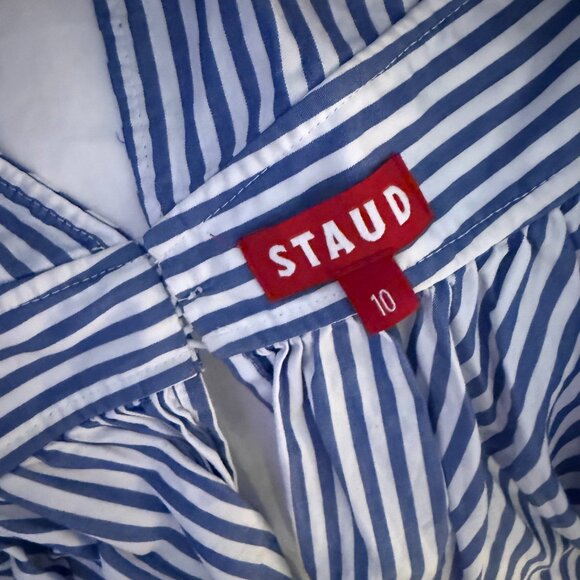 Staud Luna Top - Blue & White (Size 10) - Picture 4 of 4